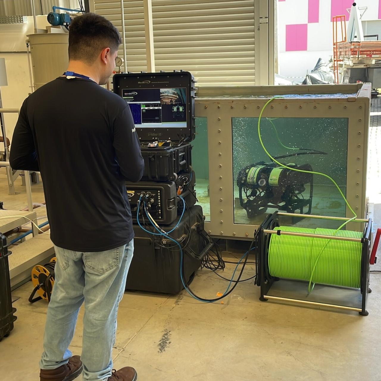 Small ROV test after repair